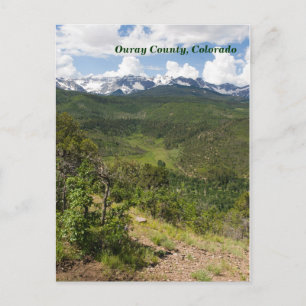 Ouray County, Colorado Postcard