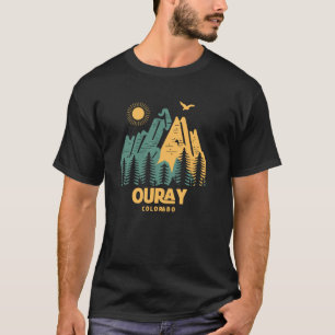 Ouray Mountains Colorado Hiking Outdoors Vintage T-Shirt