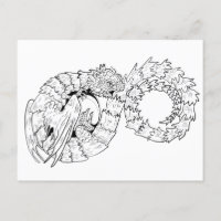 Ourboros Eternity Dragon Colouring