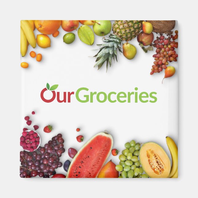 OurGroceries Magnet (Front)