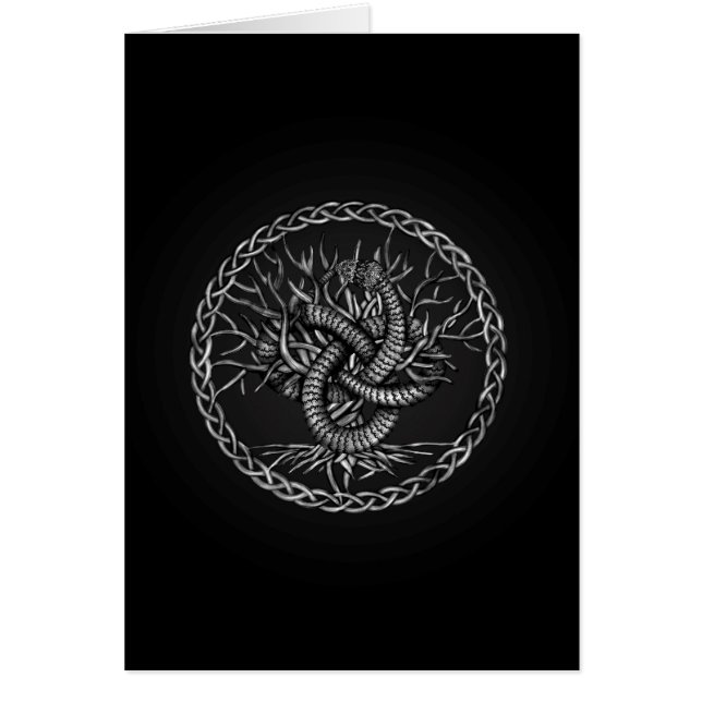Ouroboros Celtic Knot with Tree of Life (Front)