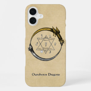 Ouroboros Dragons with Name iPhone Case