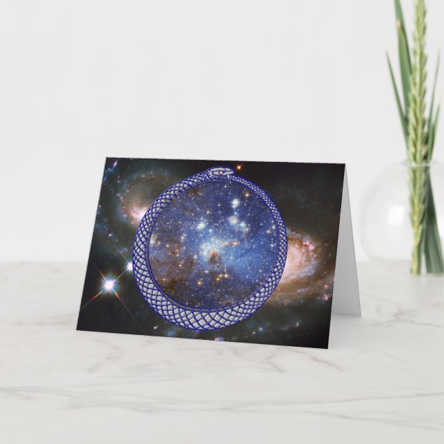 Ouroboros Galaxy - Greeting Card (Front)