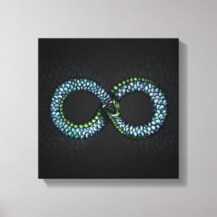 Ouroboros -Infinity Canvas Print