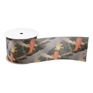 Ouroboros koi satin ribbon
