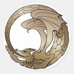 Ouroboros Serpent Sticker