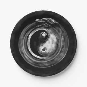 Ouroboros Yin - Yang Paper Plate