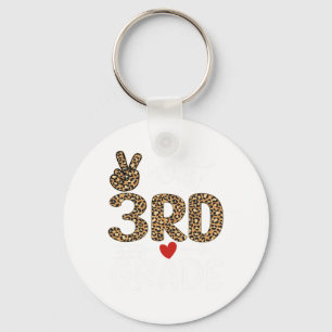 Out 3rd Grade Teacher Graduation Last Day Of Schoo Key Ring