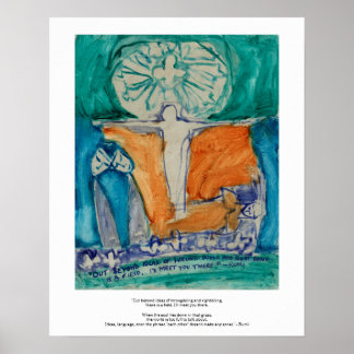 Out Beyond wrong doing and right doing. Poster