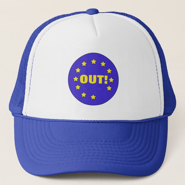"OUT!" Brexit Baseball Cap (Front)
