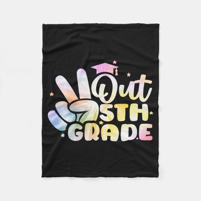Out Fifth 5th Grade Cl Of 2023 Good  Fleece Blanket (Front)