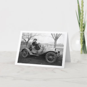 Out for a Ride, early 1900s Card