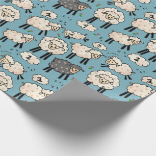 "Out for the Count" Sheep Gift Wrap