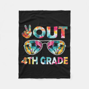 Out Fourth 4th Grade Cl Of 2023 Good Fleece Blanket