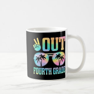 Out Fourth Grade Last Day Of School Graduation Gif Coffee Mug
