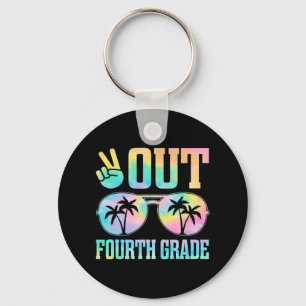 Out Fourth Grade Last Day Of School Graduation Gif Key Ring