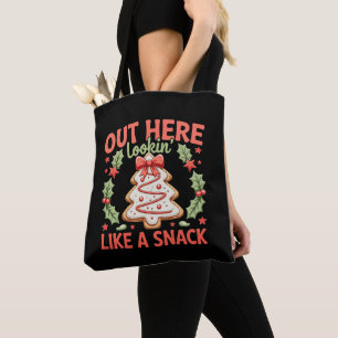 Out Here Lookin Like A Snack Debbie Cake Christmas Tote Bag