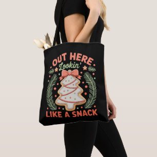 Out Here Lookin Like Snack Debbie Cakes Christmas Tote Bag