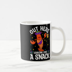 Out Here Looking Like A Snack Bougie Mardi Gras Cr Coffee Mug