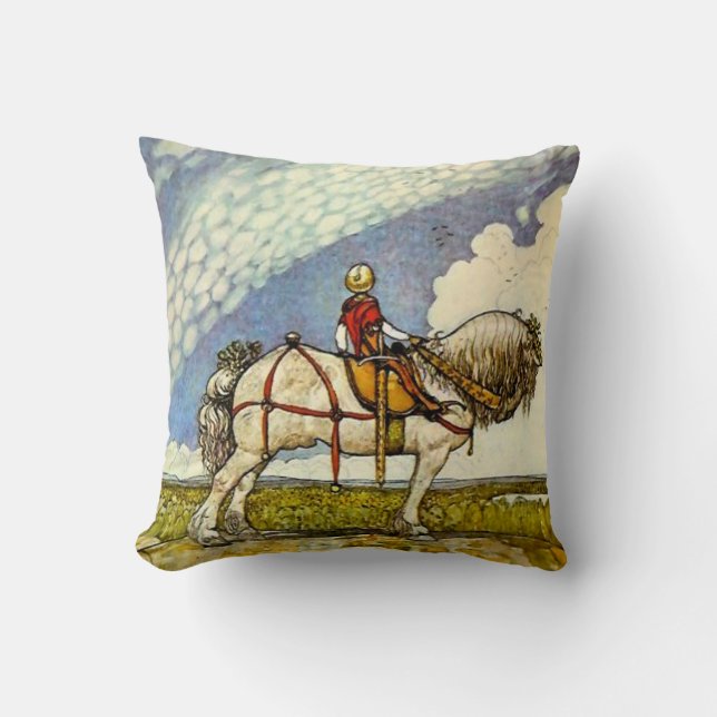 “Out Into the Wide World” by John Bauer Cushion (Front)
