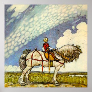 “Out Into the Wide World” by John Bauer Poster