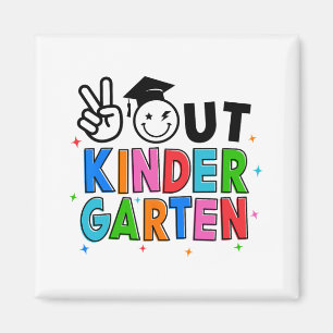Out Kindergarten Graduation Last Day Of School Gro Magnet