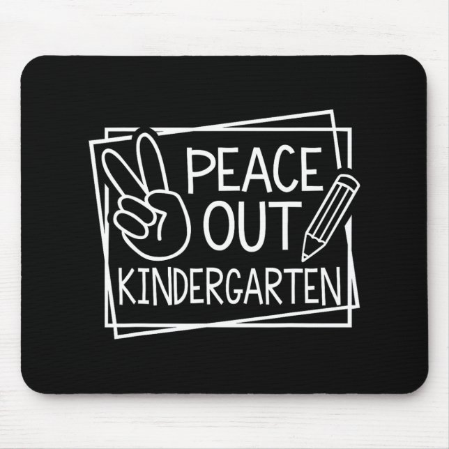 Out Kindergarten Last Day Of School Summer Break 1 Mouse Pad (Front)
