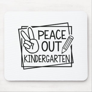 Out Kindergarten Last Day Of School Summer Break Mouse Pad