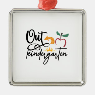 Out Kindergarten Metal Ornament
