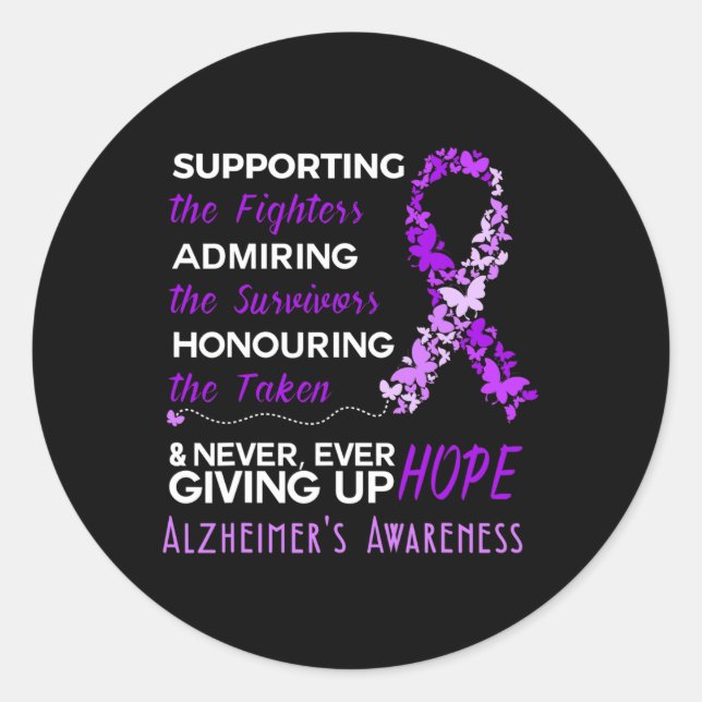 Out My Other Awareness S  Classic Round Sticker (Front)