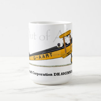 Out of Africa Coffee Mug with a biplane on it