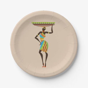 Out of Africa theme dinner party Paper Plate
