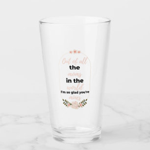 Out Of All The Moms In The World I'm SO Glad black Glass