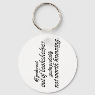 Out of Bookshelves Key Ring