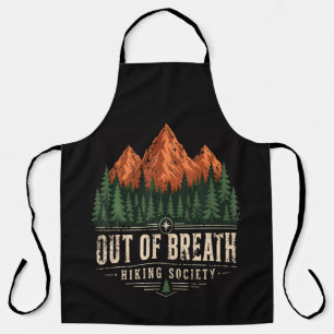 Out Of Breath Hiking Society Apron