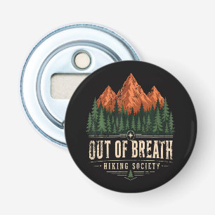 Out Of Breath Hiking Society Bottle Opener