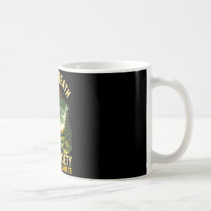 Out of breath hiking society funny hiker mountain coffee mug