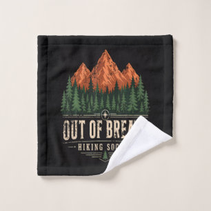 Out Of Breath Hiking Society Wash Cloth