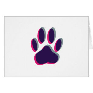 Out of Focus Dog Paw Print