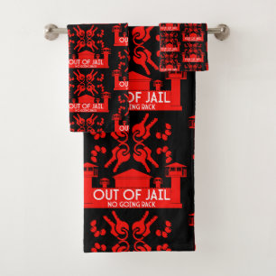 Out Of Jail Prison Release Gift Bath Towel Set