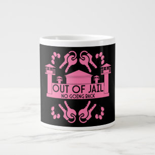 Out Of Jail Prison Release Gift Large Coffee Mug