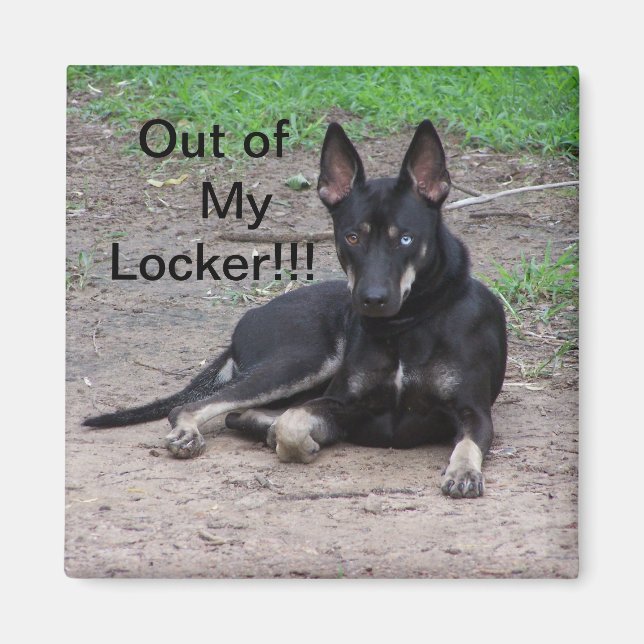 Out of my locker Magnet (Front)