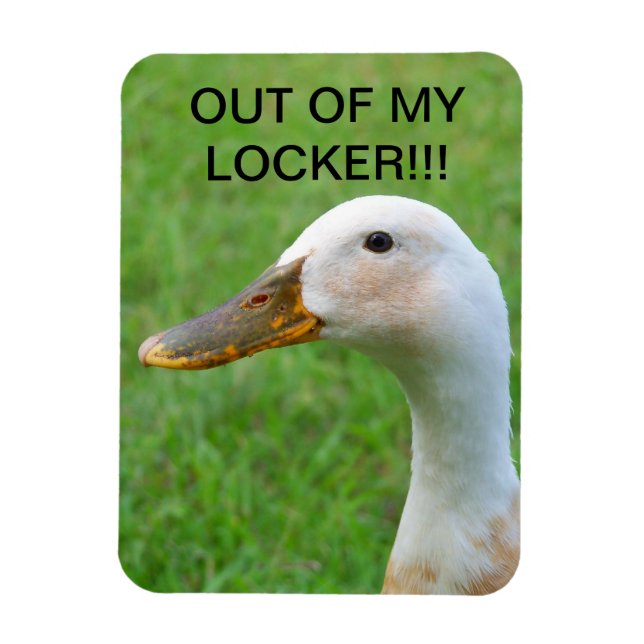 Out of my locker magnet (Vertical)