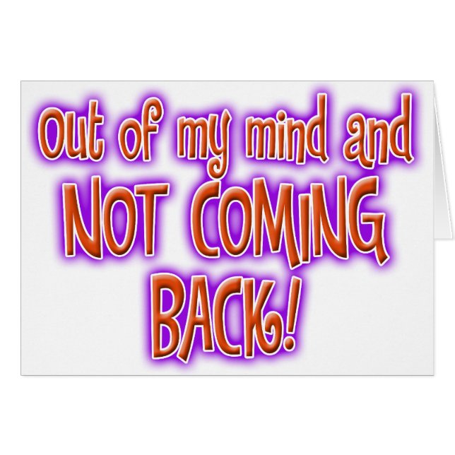 Out Of My Mind (Front Horizontal)