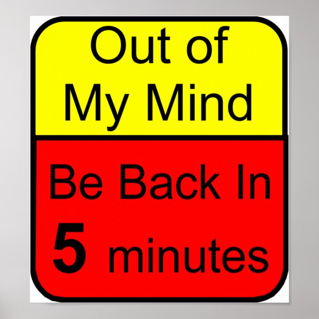 Out of My Mind Poster (Front)