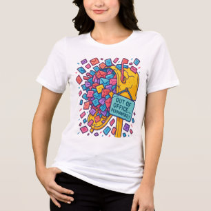 Out of Office Forever: Mailbox Meltdown Tri-Blend Shirt