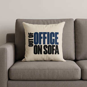 Out of Office On Sofa Cushion