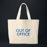 Out of Office Tote Bag<br><div class="desc">Get ready to hit the beach, explore new destinations, or simply unwind and relax with our stylish "Out of Office" Tote Bag for vacation! This spacious and versatile tote is the perfect companion for your well-deserved getaway. Designed with a fun and playful "Out of Office" message, it sets the mood...</div>