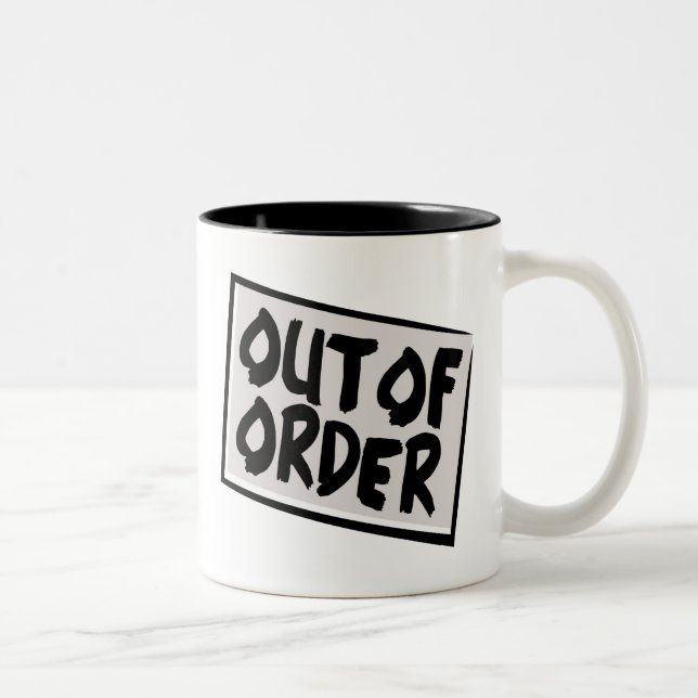 Out Of Order Mug (Right)