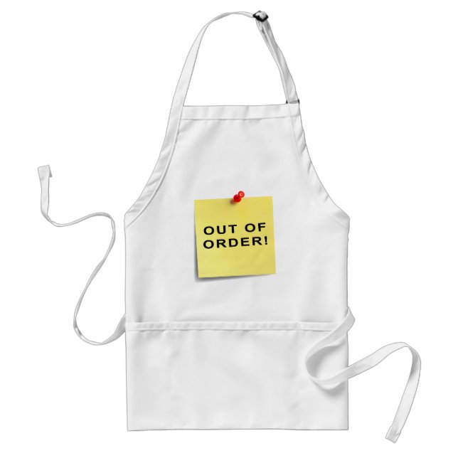 Out Of Order! Standard Apron (Front)
